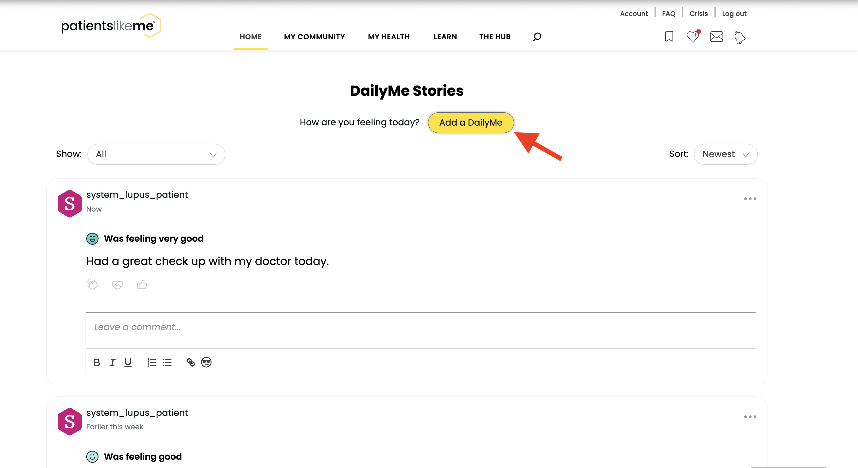 lower portion of home page with dailyme.png